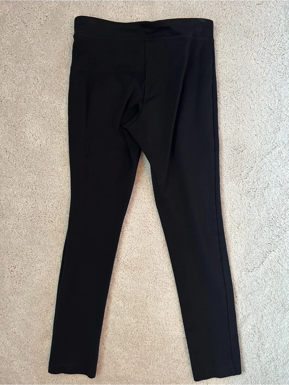 Calvin Klein Black Slim Ponte Pull-On Pants